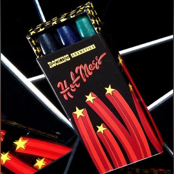 Rockins Cosmetics Hot Mess Glitter Gel Eye Pens Box Set - Picture 1 of 15